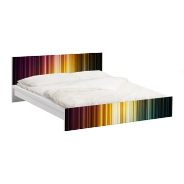 Meubelfolie IKEA Malm Bed Rainbow Light