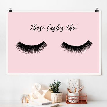 Posters Eyelashes Chat - Lashes