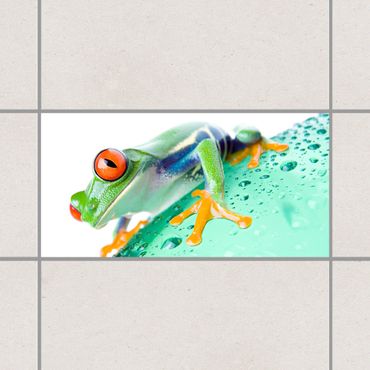 Tegelstickers Frog