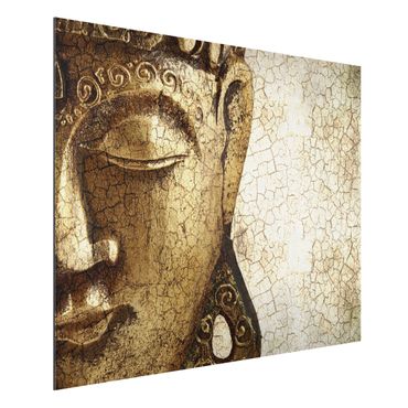 Aluminium Dibond schilderijen Vintage Buddha