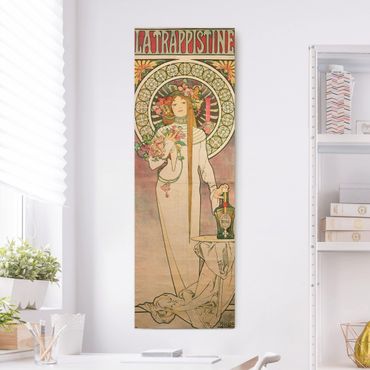 Canvas schilderijen Alfons Mucha - Poster For La Trappistine
