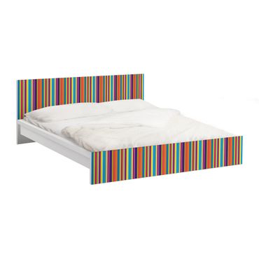 Meubelfolie IKEA Malm Bed Happy Stripes