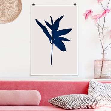 Posters Graphical Plant World - Blue