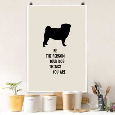 Posters Thinking Pug