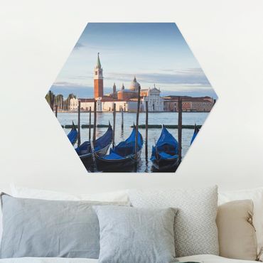 Hexagons Aluminium Dibond schilderijen San Giorgio in Venice
