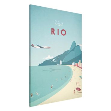 Magneetborden Travel Poster - Rio De Janeiro