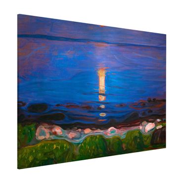 Magneetborden Edvard Munch - Summer Night By The Beach
