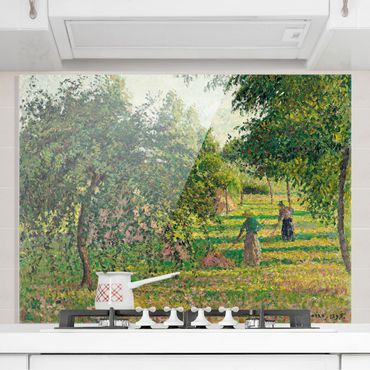 Spatscherm keuken Camille Pissarro - Apple Trees