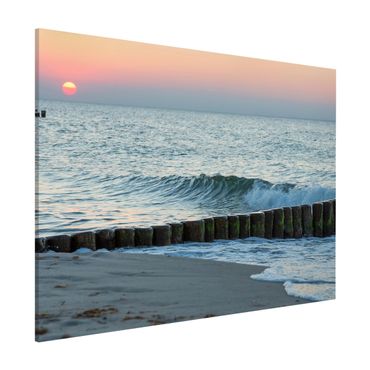 Magneetborden Sunset At The Beach