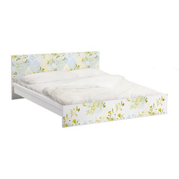 Meubelfolie IKEA Malm Bed oasis Floral pattern