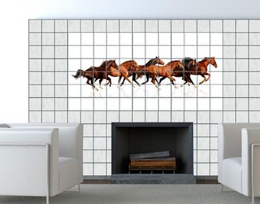 Tegelstickers Horse Herd