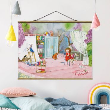 Stoffen schilderij met posterlijst Little Strawberry Strawberry Fairy - Tinker