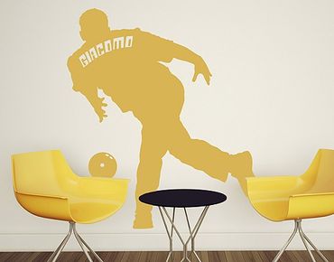 Muurstickers Wall Decal no.RS110 Customised text Bowling