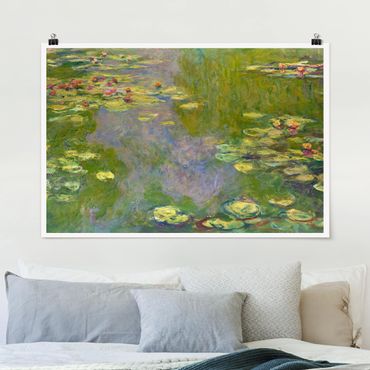 Posters Claude Monet - Green Waterlilies