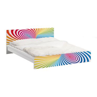 Meubelfolie IKEA Malm Bed Colour Vortex