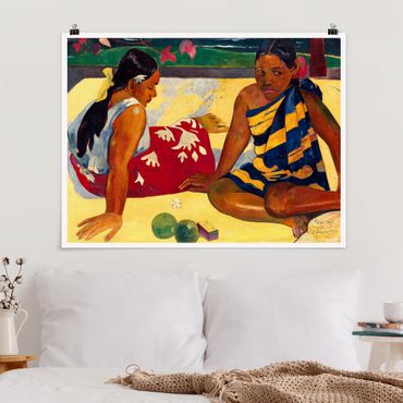 Posters Paul Gauguin - Parau Api (Two Women Of Tahiti)
