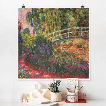 Posters Claude Monet - Japanese Bridge In The Garden Of Giverny