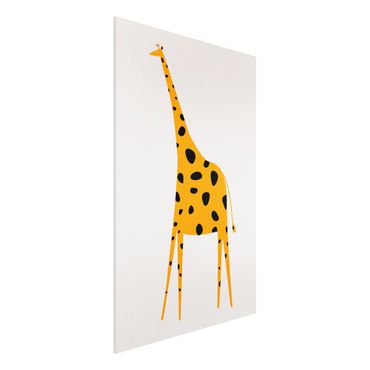 Forex schilderijen Yellow Giraffe