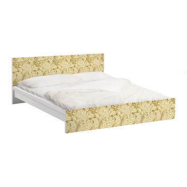 Meubelfolie IKEA Malm Bed Retro Paisley
