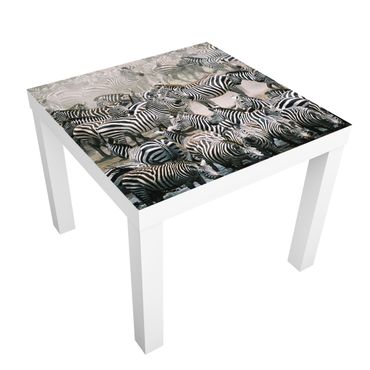 Meubelfolie IKEA Lack Tafeltje Zebra Herd
