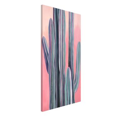 Magneetborden Cactus On Pink I