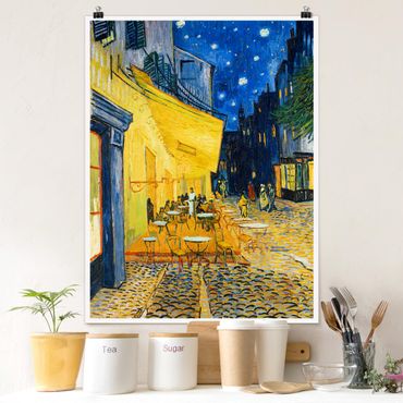 Posters Vincent van Gogh - Café Terrace at Night