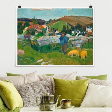 Posters Paul Gauguin - The Swineherd