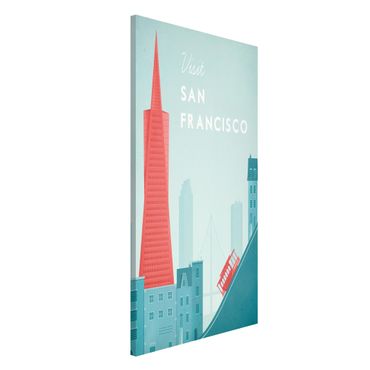 Magneetborden Travel Poster - San Francisco