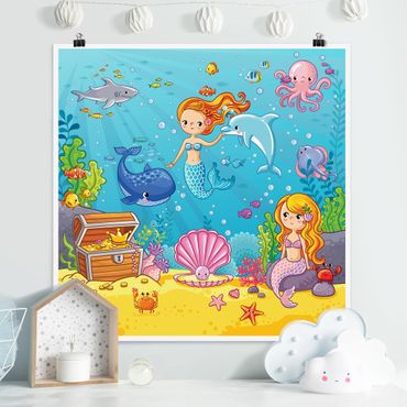 Posters Mermaid - Underwater World