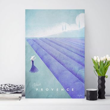 Canvas schilderijen Travel Poster - Provence