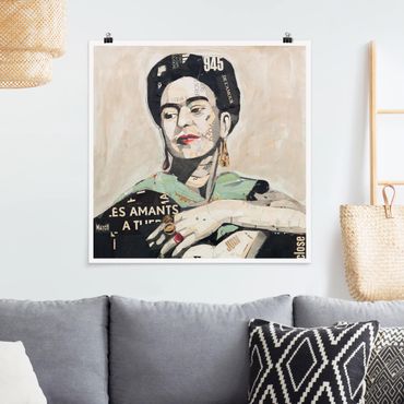 Posters Frida Kahlo - Collage No.4
