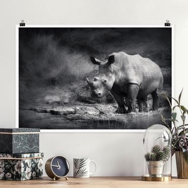 Posters Lonesome Rhinoceros