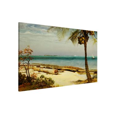 Magneetborden Albert Bierstadt - Tropical Coast