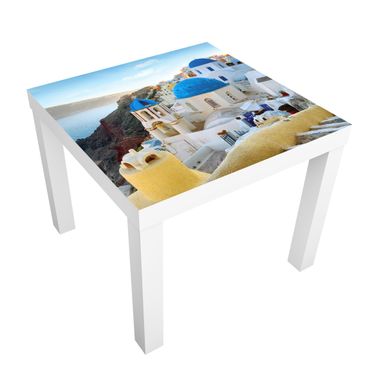 Meubelfolie IKEA Lack Tafeltje View Over Santorini