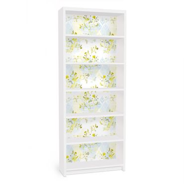 Meubelfolie IKEA Billy Boekenkast oasis Floral pattern