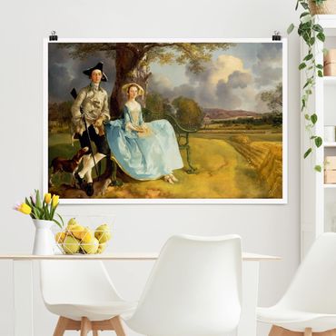 Posters Thomas Gainsborough - Mr. and Mrs. Andrews