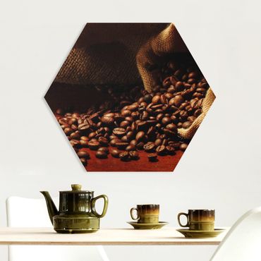 Hexagons Forex schilderijen Dulcet Coffee