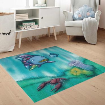Vinyl tapijt The Rainbow Fish - Two Fish Friends Out And About