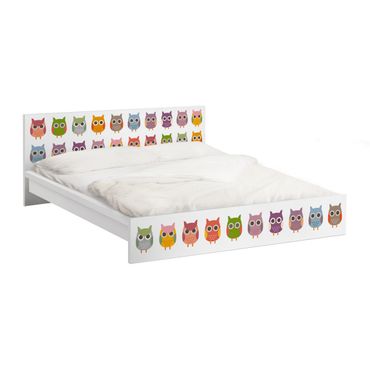 Meubelfolie IKEA Malm Bed No.EK147 Owl Parade Set II
