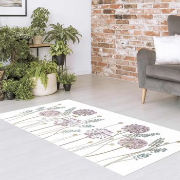 Vinyl tapijt Allium Illustration