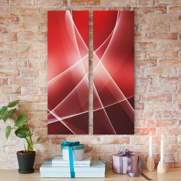 Canvas schilderijen - 2-delig  Red Reflection