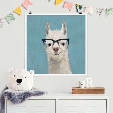 Posters Lama With Glasses IV