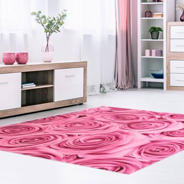 Vinyl tapijt Pink Roses