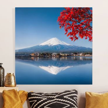 Canvas schilderijen Mt. Fuji In The Fall