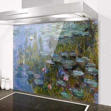 Spatscherm keuken Claude Monet - Water Lilies (Nympheas)