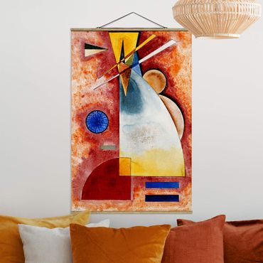 Stoffen schilderij met posterlijst Wassily Kandinsky - In One Another