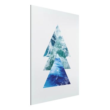 Aluminium Dibond schilderijen Ocean Trianlges