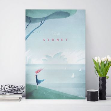 Canvas schilderijen Travel Poster - Sidney