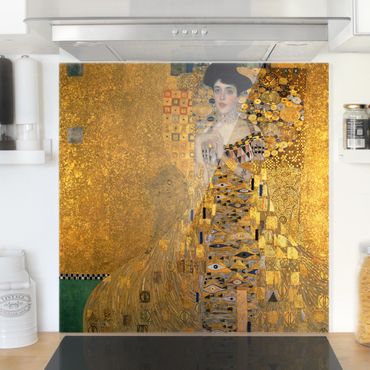 Spatscherm keuken Gustav Klimt - Portrait of Adele Bloch-Bauer I