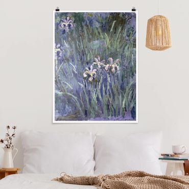 Posters Claude Monet - Iris